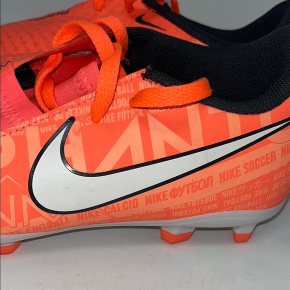 Nike Phantom Kids Soccer Cleats - Bright Orange SZ 4Y - Picture 7 of 10